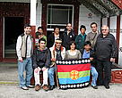 Delegación visita un marae o espacio sagrado maorí