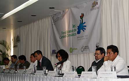 1er Foro Estatal de Cambio Climático. Oaxaca.