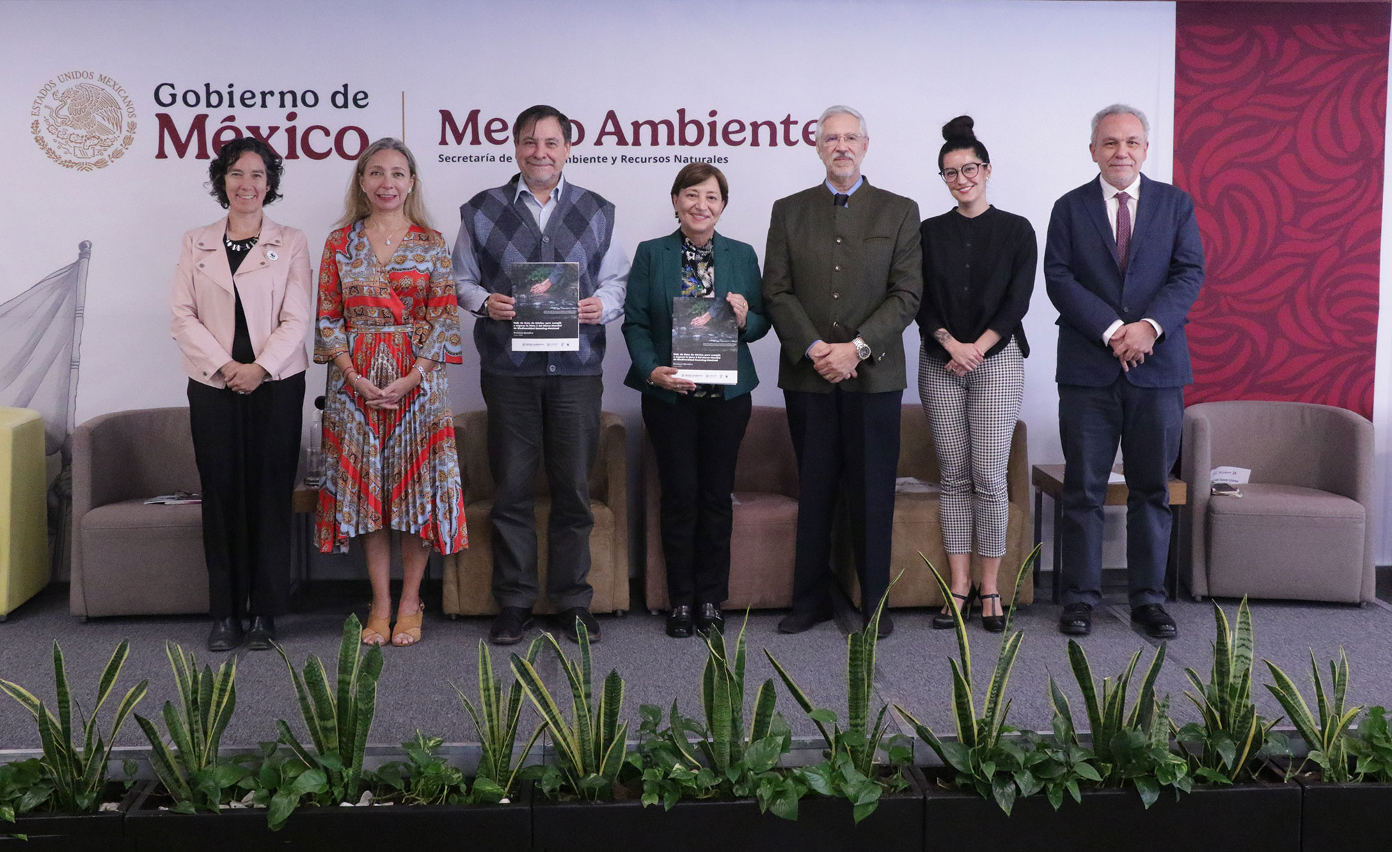Foto de la presentación de la Hoja de ruta de México para el cumplimiento de la meta 30x30 del Marco Global de Biodiversidad Kunming-Montreal.