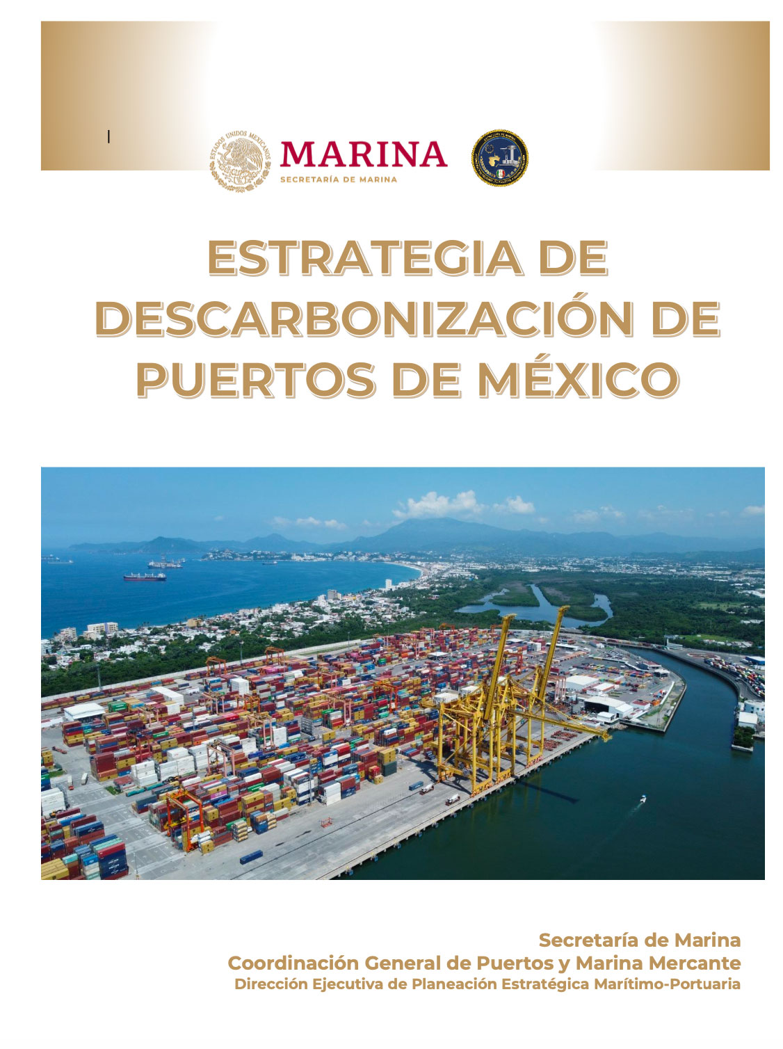 Portada: Estrategia de descarbonización de puertos | SEMAR