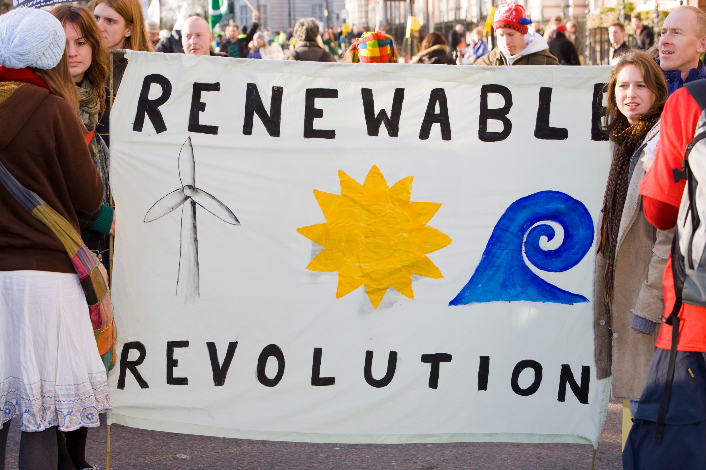 Activistas por el cambio climático.