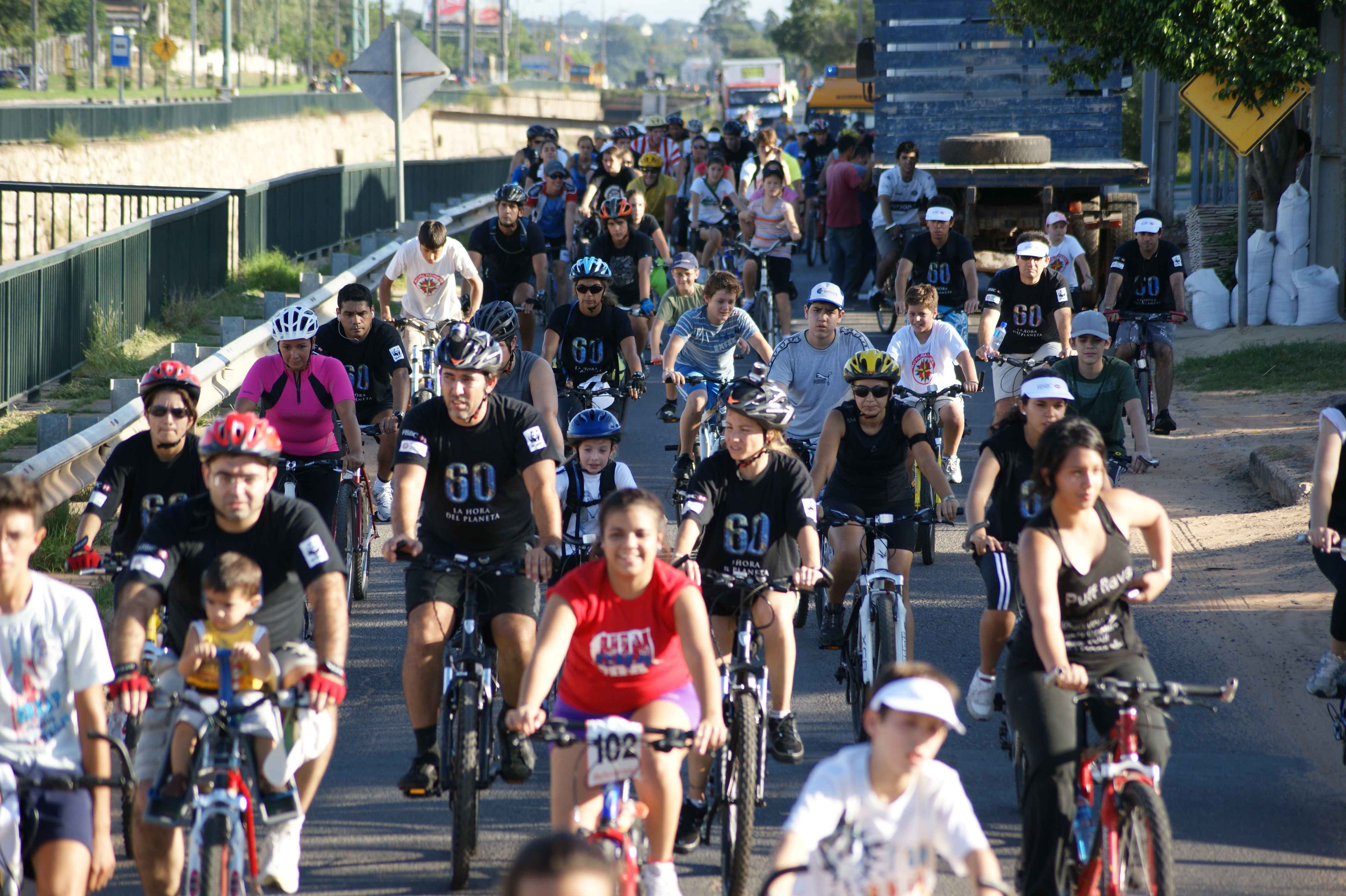 Paseo Ciclistico La Hora del Planeta