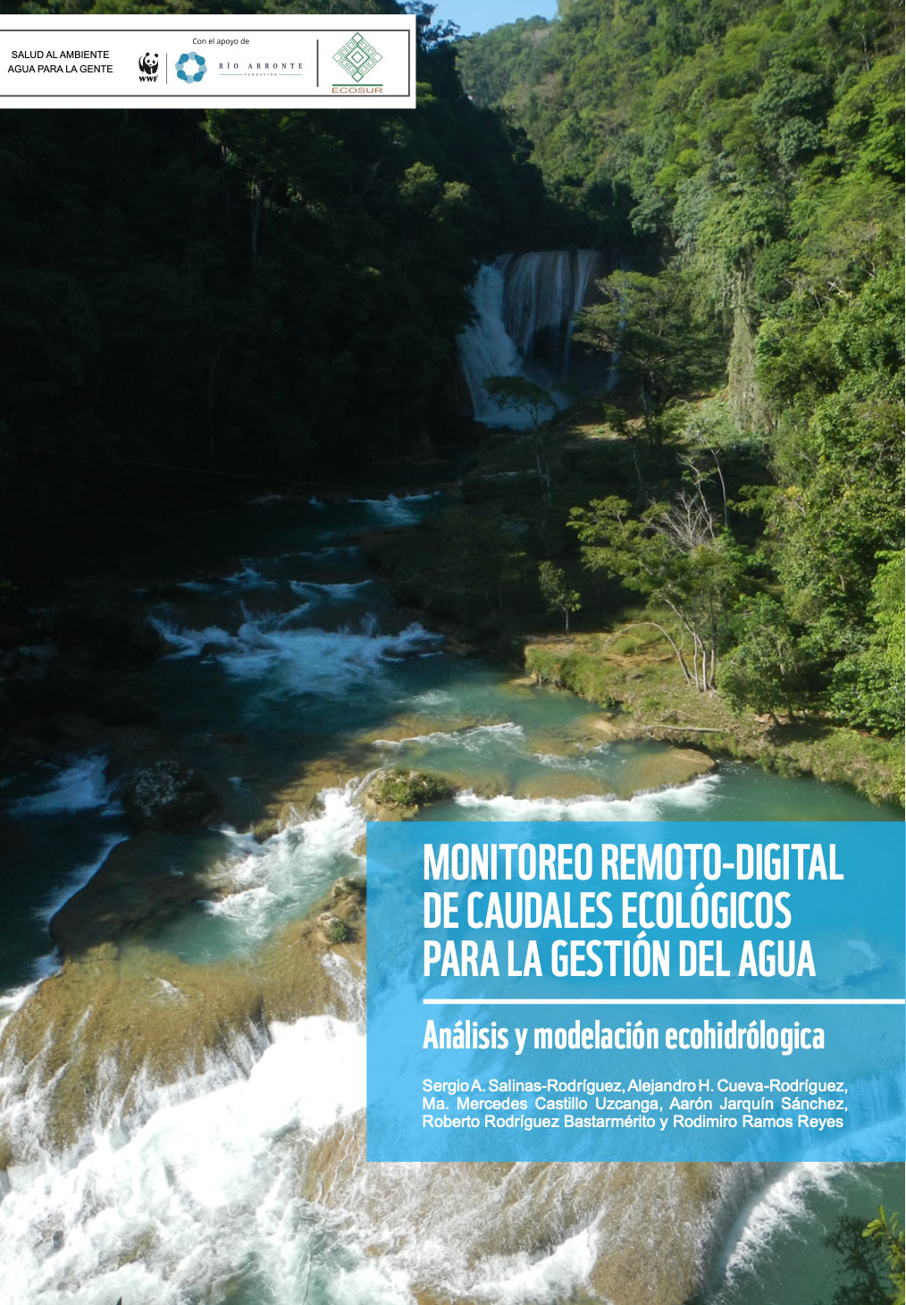 Portada del estudio 'Monitoreo remoto-digital de caudales ecológicos para la gestión del agua'.